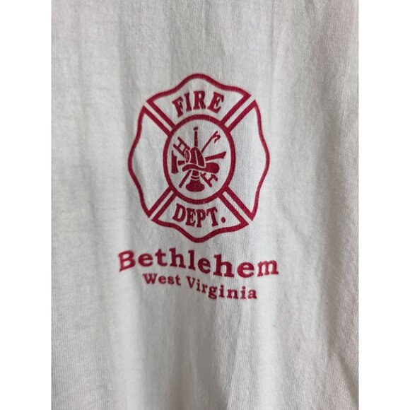 Bethlehem WV Fire Dept “United We Stand” Graphic T-Shirt Hanes Comfort-T - Picture 2 of 8
